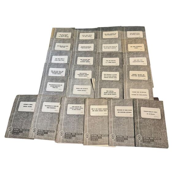 National Radio Institute Pioneer Home Study Reference Booklets (26) TV AM READ - Picture 2 of 10